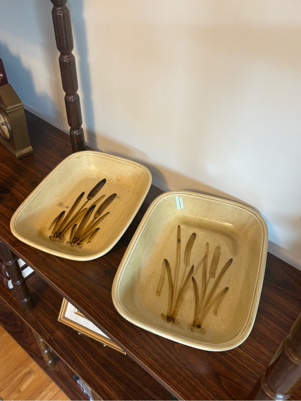 Vintage Galleon Ware Stoneware Serving Dish set